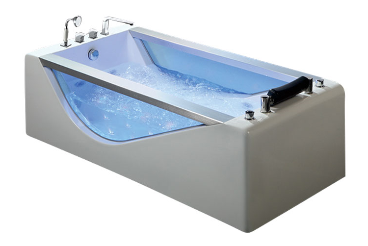 Fontana Verona Whirlpool Massage Indoor White Bathtub